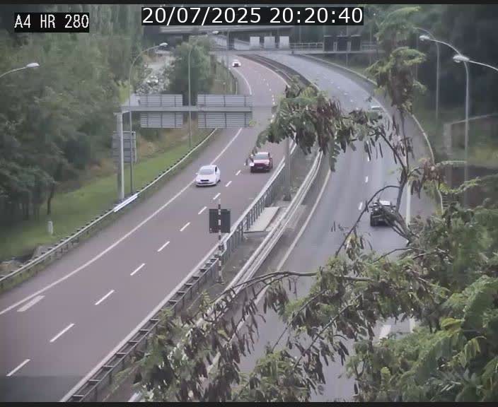 Webcam traffic A4 Luxembourg - BK 0.2 - P+R Bouillon (direction Luxembourg)