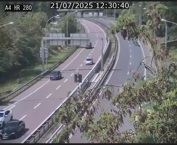 Webcam traffic A4 Luxembourg - BK 0.2 - P+R Bouillon (direction Luxembourg)
