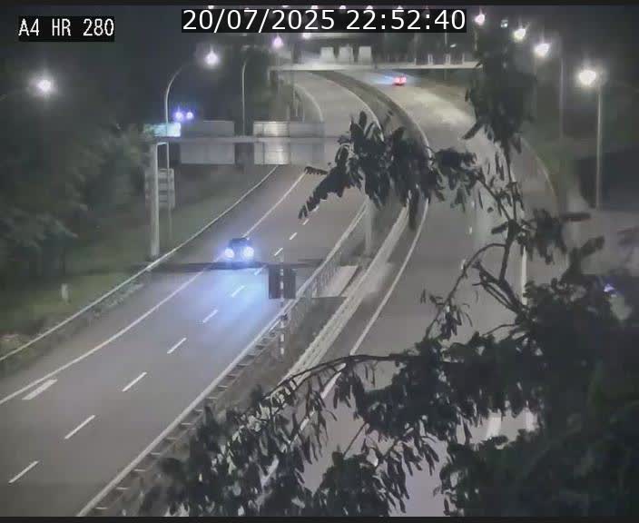 Webcam traffic A4 Luxembourg - BK 0.2 - P+R Bouillon (direction Luxembourg)