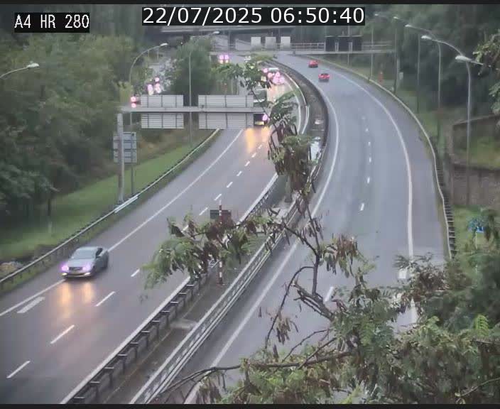 Webcam traffic A4 Luxembourg - BK 0.2 - P+R Bouillon (direction Luxembourg)