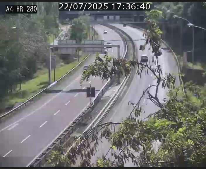 Webcam traffic A4 Luxembourg - BK 0.2 - P+R Bouillon (direction Luxembourg)