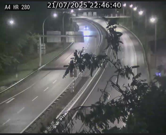 Webcam traffic A4 Luxembourg - BK 0.2 - P+R Bouillon (direction Luxembourg)