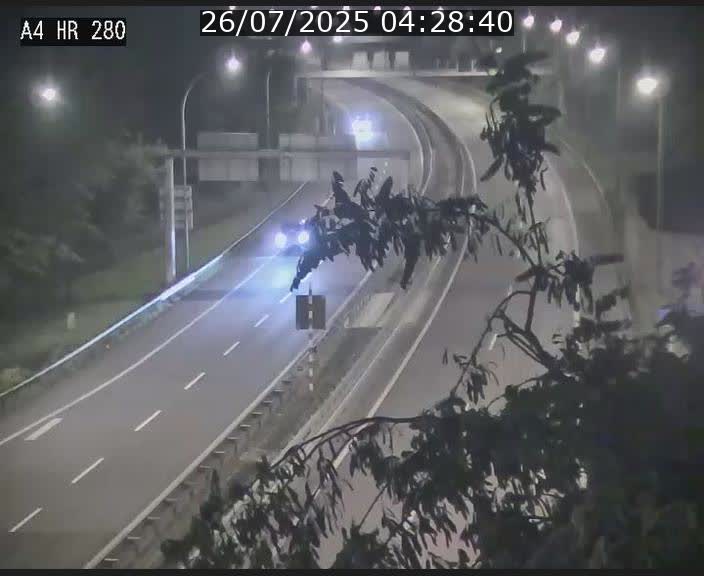 Webcam traffic A4 Luxembourg - BK 0.2 - P+R Bouillon (direction Luxembourg)