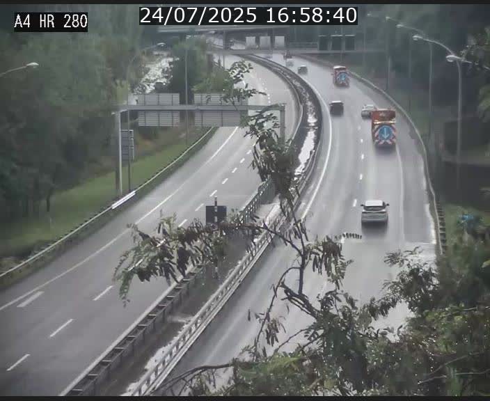 Webcam traffic A4 Luxembourg - BK 0.2 - P+R Bouillon (direction Luxembourg)