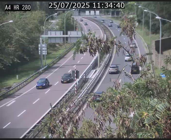 Webcam traffic A4 Luxembourg - BK 0.2 - P+R Bouillon (direction Luxembourg)