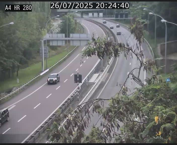 Webcam traffic A4 Luxembourg - BK 0.2 - P+R Bouillon (direction Luxembourg)