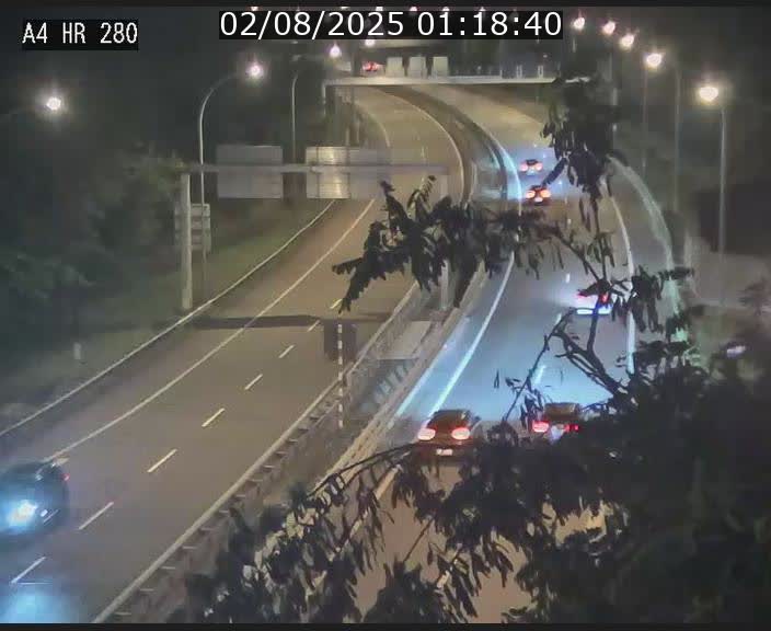 Webcam traffic A4 Luxembourg - BK 0.2 - P+R Bouillon (direction Luxembourg)
