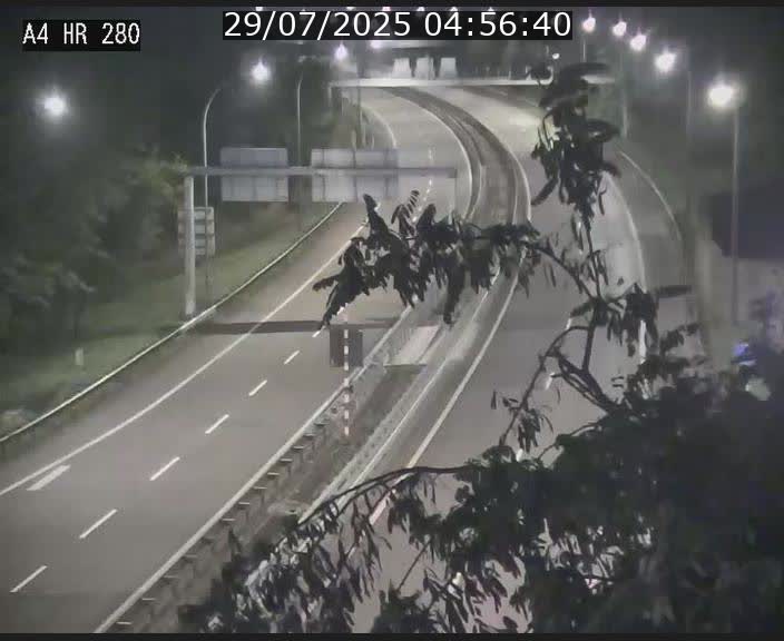 Webcam traffic A4 Luxembourg - BK 0.2 - P+R Bouillon (direction Luxembourg)