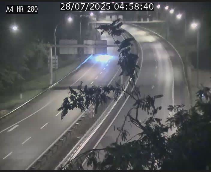 Webcam traffic A4 Luxembourg - BK 0.2 - P+R Bouillon (direction Luxembourg)