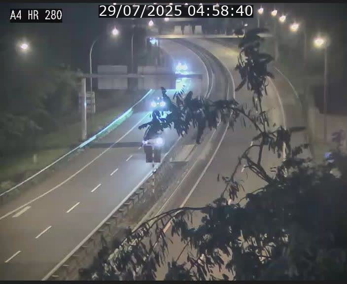 Webcam traffic A4 Luxembourg - BK 0.2 - P+R Bouillon (direction Luxembourg)