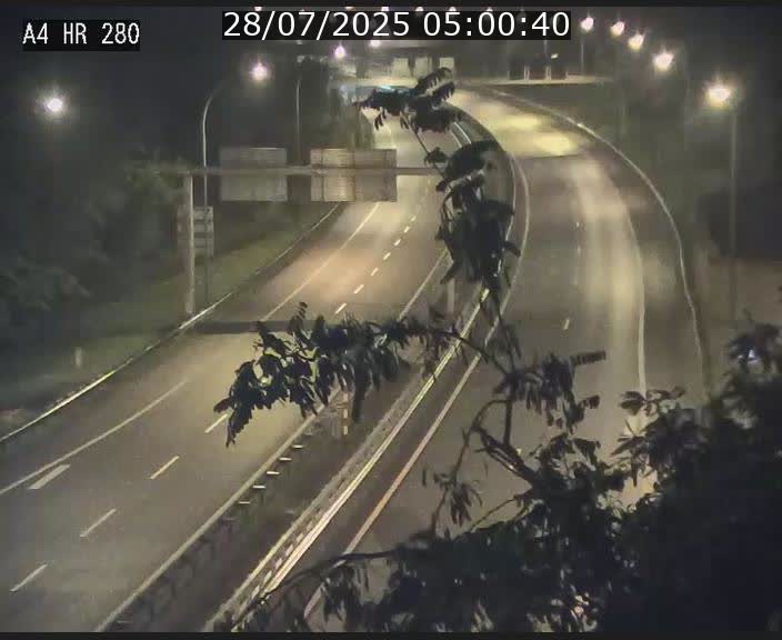 Webcam traffic A4 Luxembourg - BK 0.2 - P+R Bouillon (direction Luxembourg)