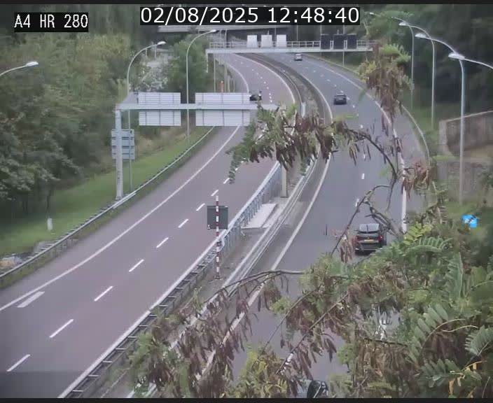 Webcam traffic A4 Luxembourg - BK 0.2 - P+R Bouillon (direction Luxembourg)