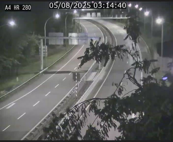 Webcam traffic A4 Luxembourg - BK 0.2 - P+R Bouillon (direction Luxembourg)