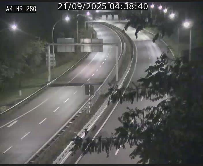 Webcam traffic A4 Luxembourg - BK 0.2 - P+R Bouillon (direction Luxembourg)