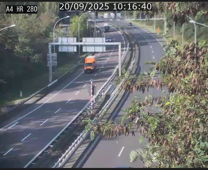 Webcam traffic A4 Luxembourg - BK 0.2 - P+R Bouillon (direction Luxembourg)