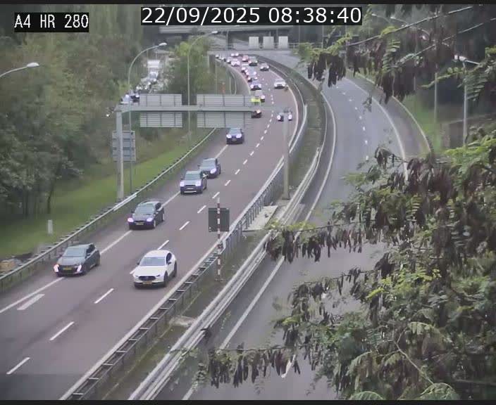 Webcam traffic A4 Luxembourg - BK 0.2 - P+R Bouillon (direction Luxembourg)