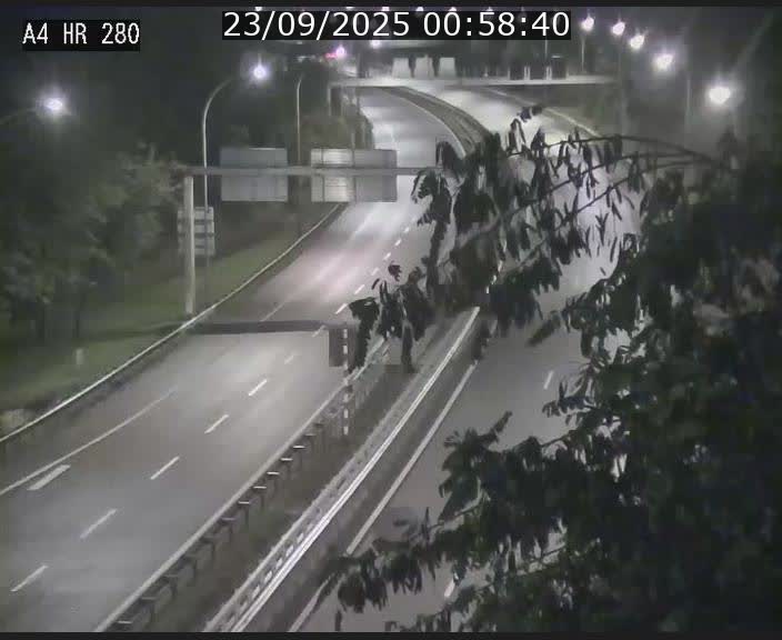 Webcam traffic A4 Luxembourg - BK 0.2 - P+R Bouillon (direction Luxembourg)