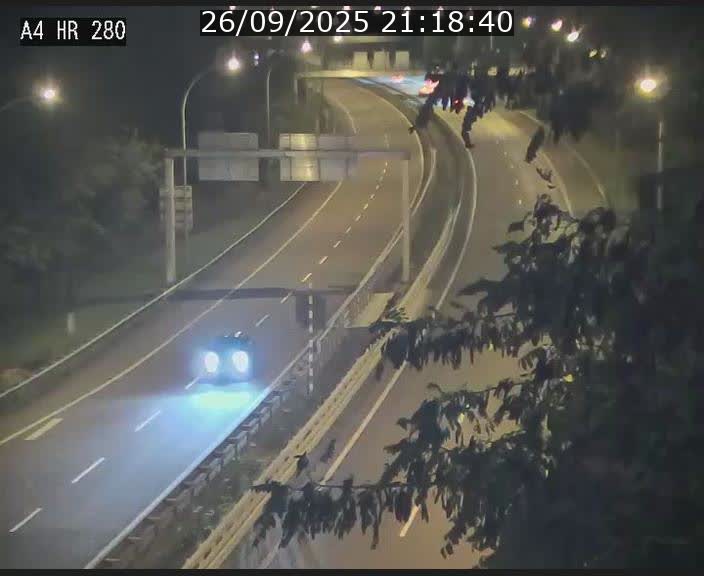 Webcam traffic A4 Luxembourg - BK 0.2 - P+R Bouillon (direction Luxembourg)