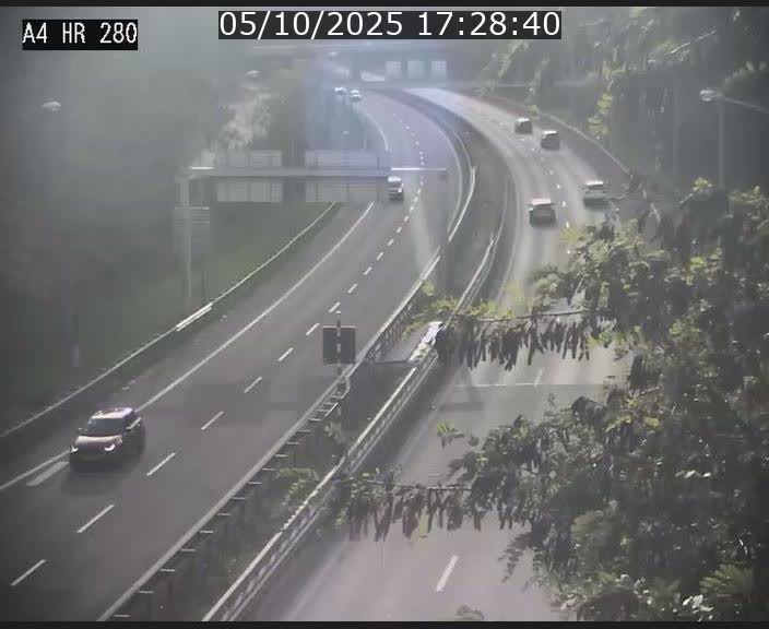Webcam traffic A4 Luxembourg - BK 0.2 - P+R Bouillon (direction Luxembourg)