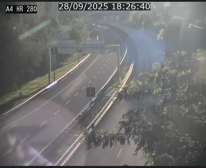 Webcam traffic A4 Luxembourg - BK 0.2 - P+R Bouillon (direction Luxembourg)