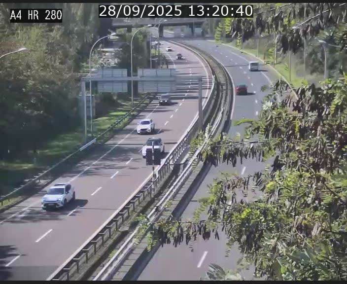 Webcam traffic A4 Luxembourg - BK 0.2 - P+R Bouillon (direction Luxembourg)