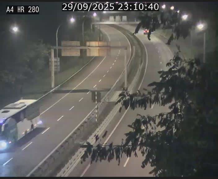 Webcam traffic A4 Luxembourg - BK 0.2 - P+R Bouillon (direction Luxembourg)