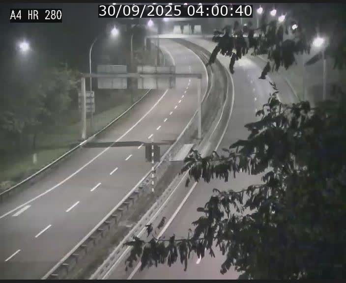 Webcam traffic A4 Luxembourg - BK 0.2 - P+R Bouillon (direction Luxembourg)