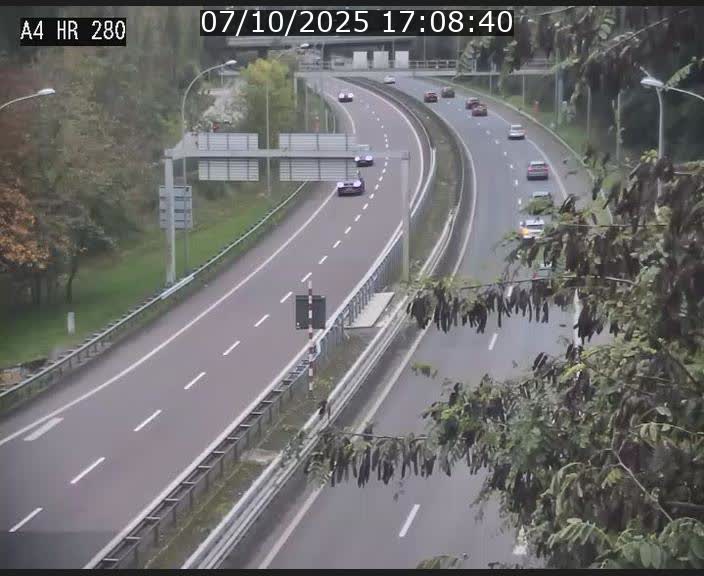 Webcam traffic A4 Luxembourg - BK 0.2 - P+R Bouillon (direction Luxembourg)
