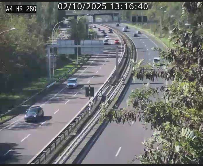Webcam traffic A4 Luxembourg - BK 0.2 - P+R Bouillon (direction Luxembourg)