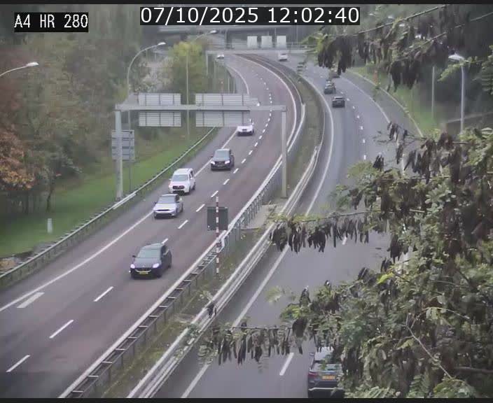 Webcam traffic A4 Luxembourg - BK 0.2 - P+R Bouillon (direction Luxembourg)