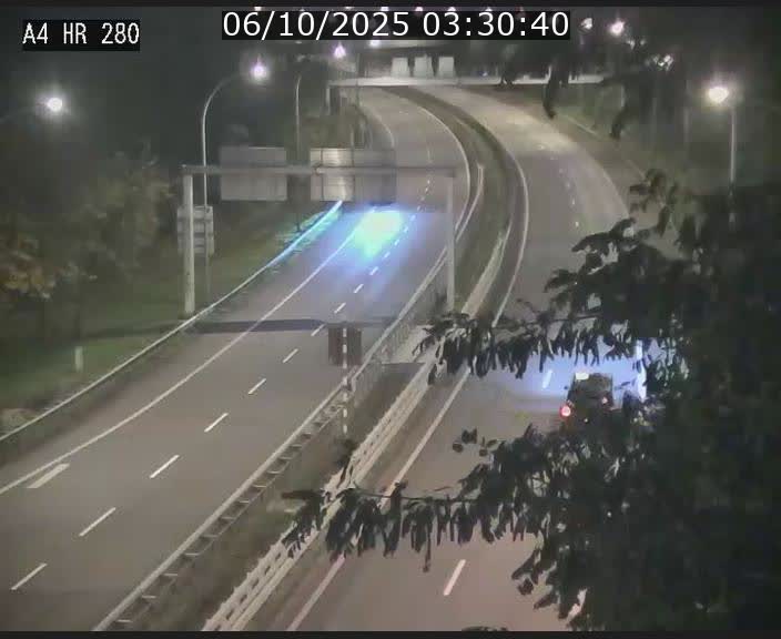 Webcam traffic A4 Luxembourg - BK 0.2 - P+R Bouillon (direction Luxembourg)