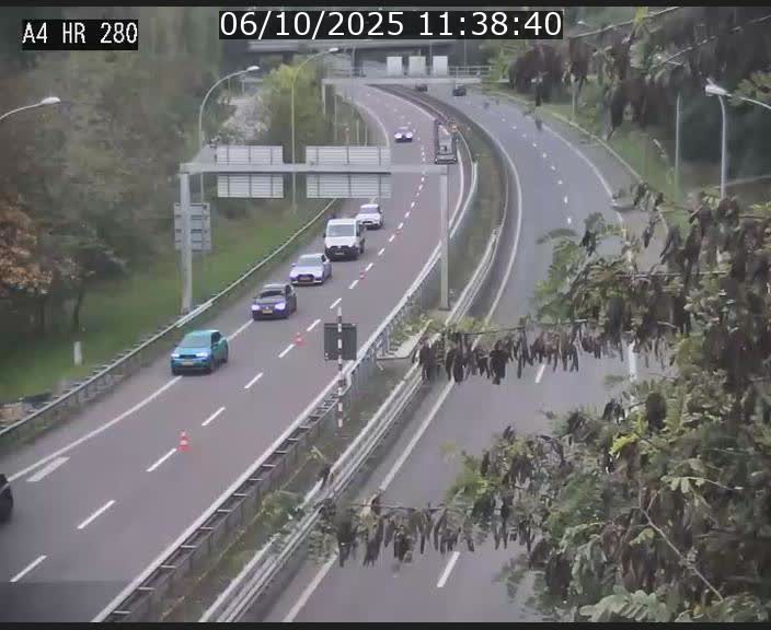 Webcam traffic A4 Luxembourg - BK 0.2 - P+R Bouillon (direction Luxembourg)