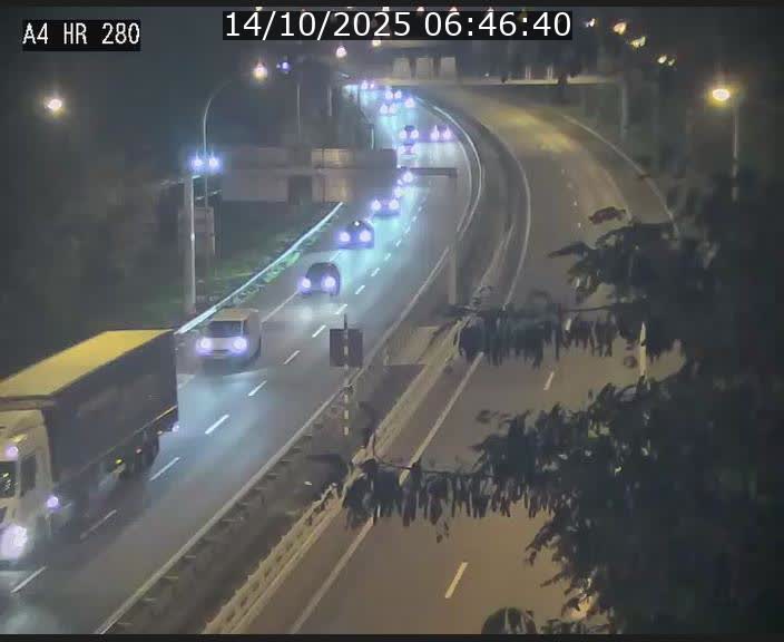 Webcam traffic A4 Luxembourg - BK 0.2 - P+R Bouillon (direction Luxembourg)