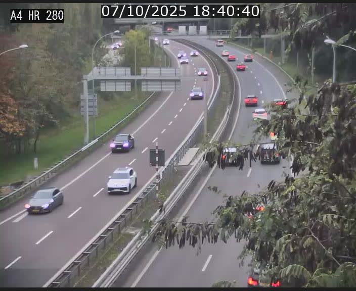 Webcam traffic A4 Luxembourg - BK 0.2 - P+R Bouillon (direction Luxembourg)