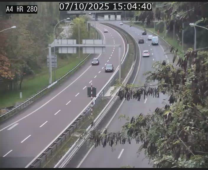 Webcam traffic A4 Luxembourg - BK 0.2 - P+R Bouillon (direction Luxembourg)