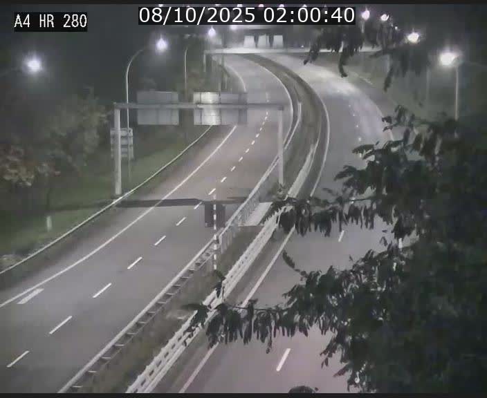 Webcam traffic A4 Luxembourg - BK 0.2 - P+R Bouillon (direction Luxembourg)