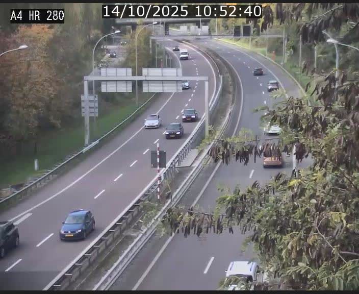 Webcam traffic A4 Luxembourg - BK 0.2 - P+R Bouillon (direction Luxembourg)