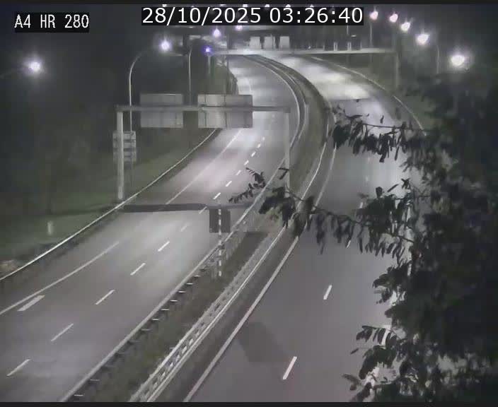 Webcam traffic A4 Luxembourg - BK 0.2 - P+R Bouillon (direction Luxembourg)