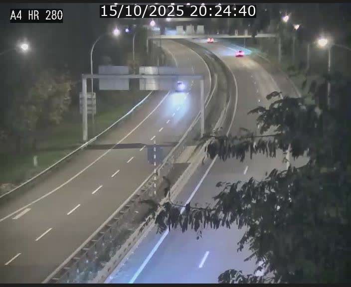 Webcam traffic A4 Luxembourg - BK 0.2 - P+R Bouillon (direction Luxembourg)