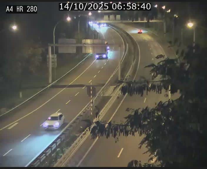 Webcam traffic A4 Luxembourg - BK 0.2 - P+R Bouillon (direction Luxembourg)