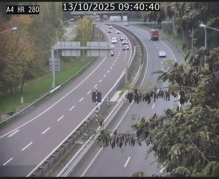 Webcam traffic A4 Luxembourg - BK 0.2 - P+R Bouillon (direction Luxembourg)