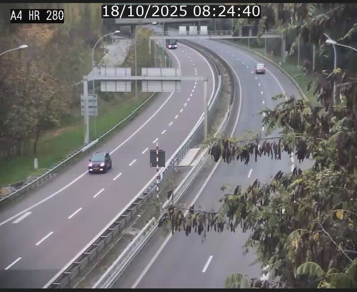 Webcam traffic A4 Luxembourg - BK 0.2 - P+R Bouillon (direction Luxembourg)