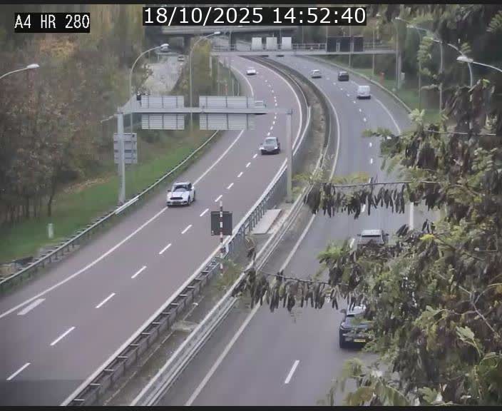 Webcam traffic A4 Luxembourg - BK 0.2 - P+R Bouillon (direction Luxembourg)