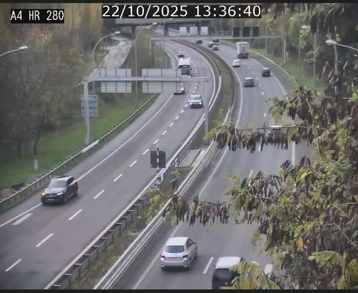 Webcam traffic A4 Luxembourg - BK 0.2 - P+R Bouillon (direction Luxembourg)