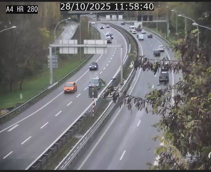 Webcam traffic A4 Luxembourg - BK 0.2 - P+R Bouillon (direction Luxembourg)