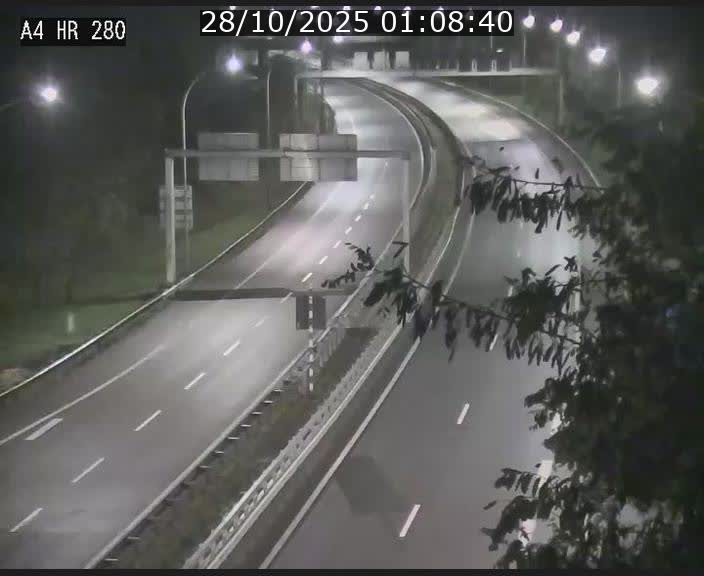 Webcam traffic A4 Luxembourg - BK 0.2 - P+R Bouillon (direction Luxembourg)