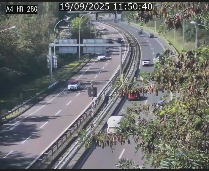 Webcam traffic A4 Luxembourg - BK 0.2 - P+R Bouillon (direction Luxembourg)
