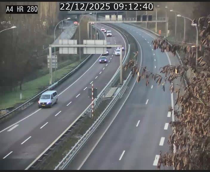 Webcam traffic A4 Luxembourg - BK 0.2 - P+R Bouillon (direction Luxembourg)