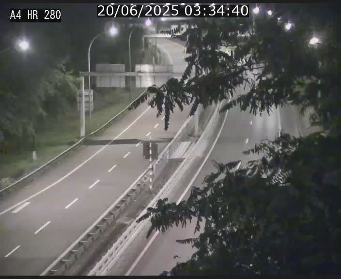 Webcam traffic A4 Luxembourg - BK 0.2 - P+R Bouillon (direction Luxembourg)
