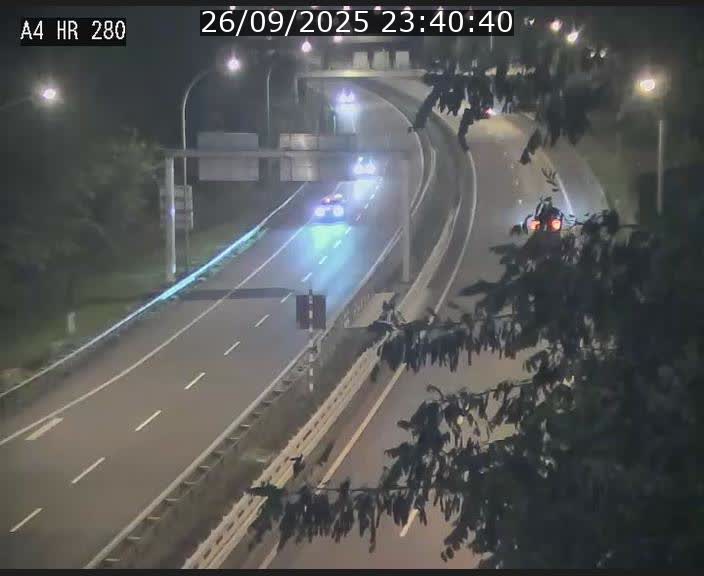 Webcam traffic A4 Luxembourg - BK 0.2 - P+R Bouillon (direction Luxembourg)